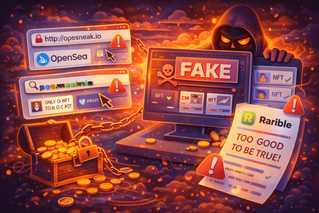 fake NFT marketplaces scam