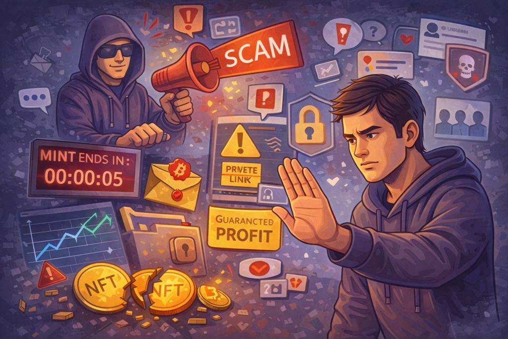 Common red flags that signal a bad NFT project