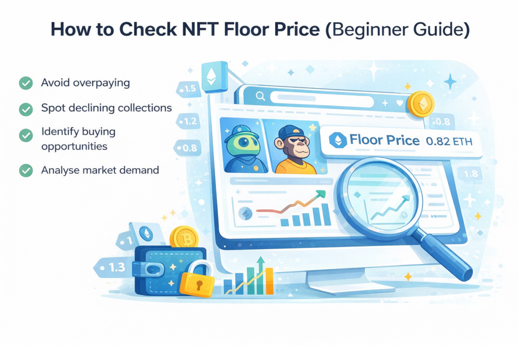 NFT analytics dashboard showing floor price and market trends