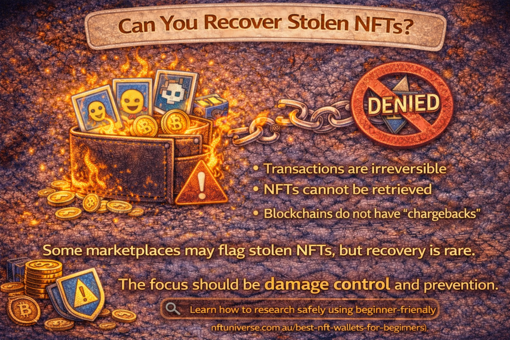 Can you recover stolen NFTs explained for beginners