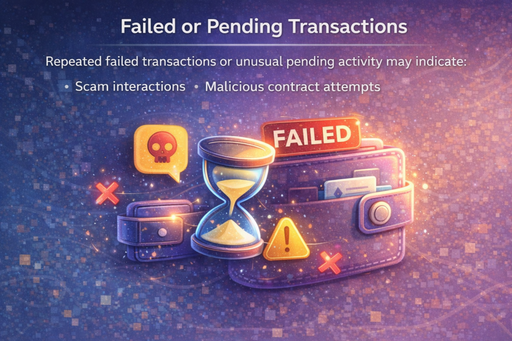 Failed or pending NFT transactions explained for beginners