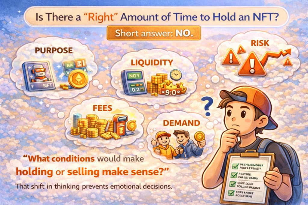 Is there a right amount of time to hold an NFT explained for beginners