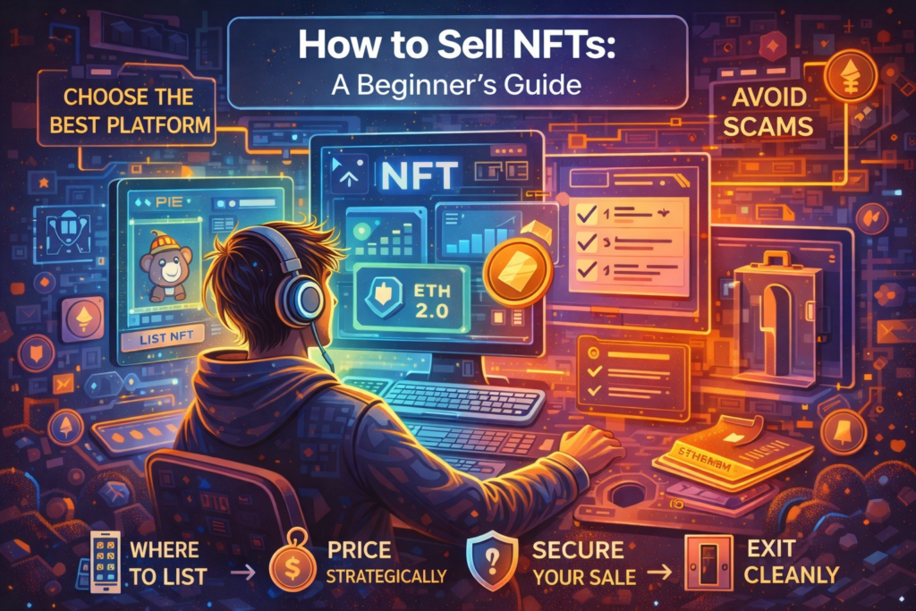 How to sell NFTs: a beginner’s guide to listing, pricing, and exiting safely