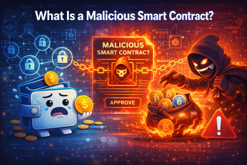 Malicious smart contract draining NFT wallet after unsafe approval