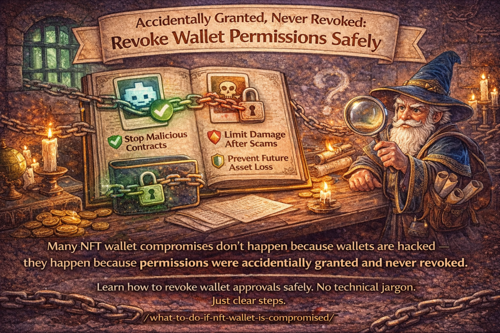 How to revoke wallet permissions safely for NFT beginners