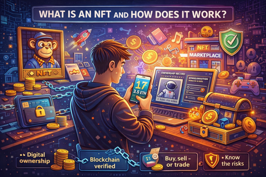 What is an NFT and how does it work explained in plain English for beginners