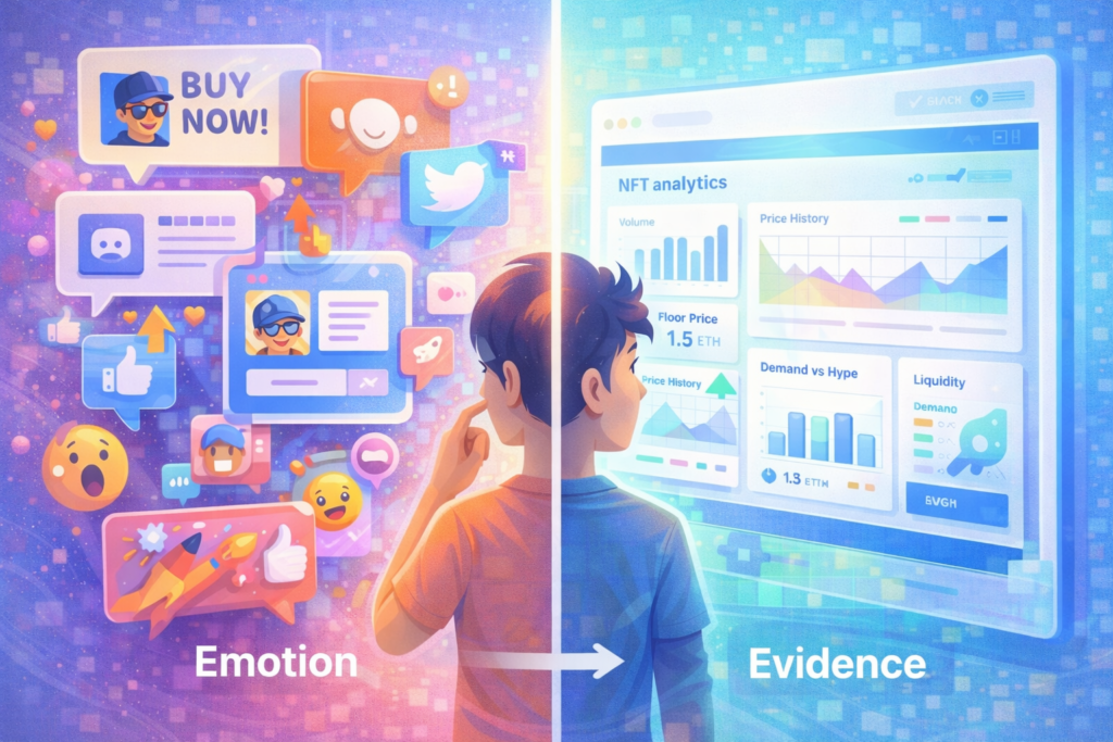 Why beginners should use NFT analytics tools emotion vs evidence