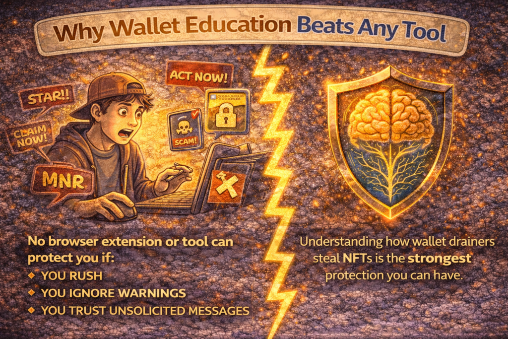 Why wallet education beats any security tool in NFTs